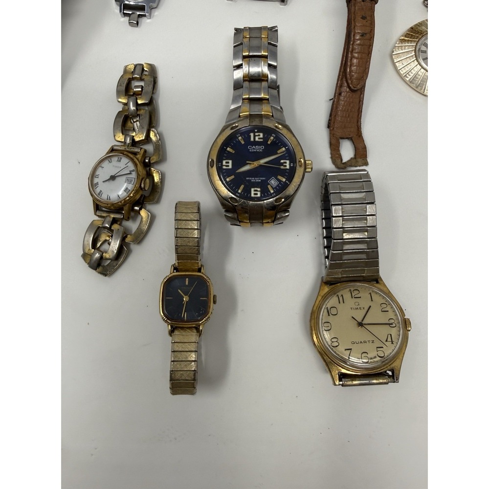 15 Watch Lot Invicta Casio Timex Vostok Tommy Bahama Parts Repair Untested - Picture 3 of 16